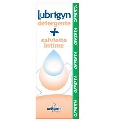 Uniderm Farmaceutici Lubrigyn Cofanetto Detergente 200 Ml + 15 Salviettine