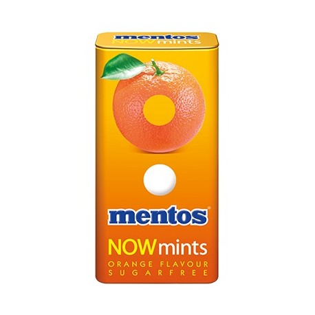 Perfetti Van Melle Italia Mentos Nowmints Orange 18 G
