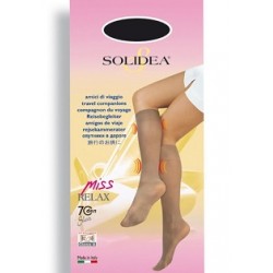 Solidea By Calzificio Pinelli Miss Relax 70 Sheer Nero 2 M