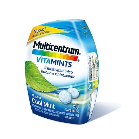 Pfizer Italia Div. Consum. Healt Multicentrum Vitamints Cool Mint 50 Caramelle