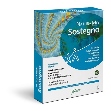 Aboca Societa' Agricola Natura Mix Advanced Sostegno 10 Flaconcini 150 G