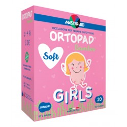 Pietrasanta Pharma Cerotto Oculare Per Ortottica Ortopad Soft Girls Junior 20 Pezzi