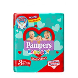 Fater Pampers Baby Dry Mutandina Midi Small Pack 19 Pezzi