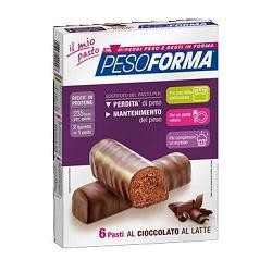 Nutrition & Sante' Italia Pesoforma Barretta Cioccolato Latte 12 X 31 G