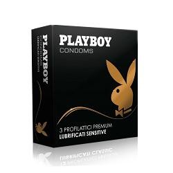 3gm Profilattico Playboy Lubrificato Sensitive 6 Pezzi