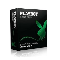 3gm Profilattico Playboy Lubrificato 3 In 1 3 Pezzi