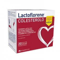 Lactoflorene Colesterolo 20 Bustine Integratore Fermenti Lattici / Controllo Colesterolo