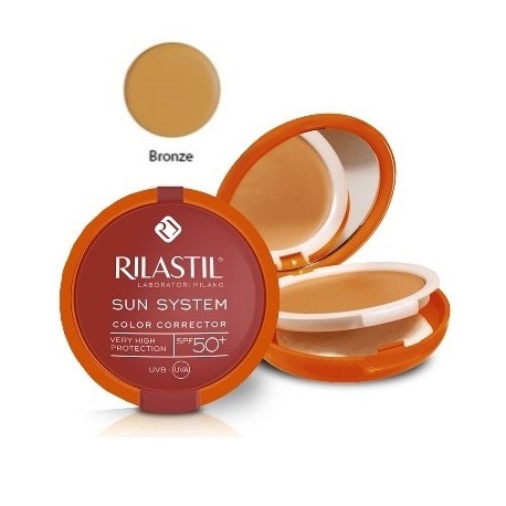 Rilastil Sun System Photo Protection Fondotinta Compatto SPF50+ Bronze 10 ml