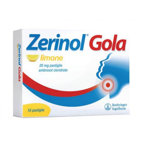 Zerinol Zola Limone 18 Pastiglie 20 mg