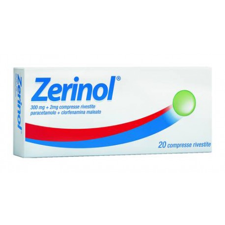 Zerinol 20 Compresse Rivestite 300 mg + 2 mg
