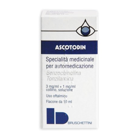 Bruschettini Ascotodin 3 Mg/ml + 1 Mg/ml Collirio, Soluzione