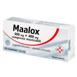 Maalox 40 Compresse Masticabili 400 mg + 400 mg