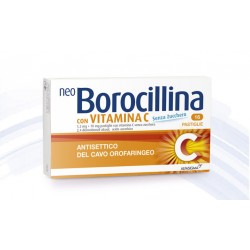 Alfasigma Neo Borocillina "1,2 Mg + 70 Mg Pastiglie Con Vitamina C Senza Zucchero"