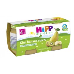 Hipp Italia Hipp Bio Omogeneizzato Kiwi Banana Pera 100% 2x80 G