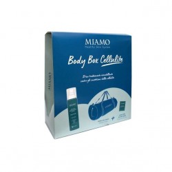 Miamo Body Box Trattamento Emulgel Cellulite 200ml + Crema Corpo Idratante/Rassodante 5ml + Borsa Sportiva