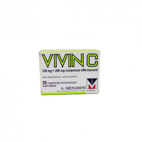 Vivin C Antinfluenzale 20 Compresse Effervescenti 330 mg + 200 mg