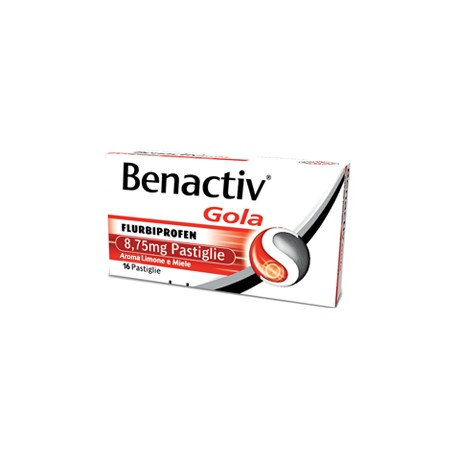 Benactiv Gola Limone Miele 16 Pastiglie 8,75 mg