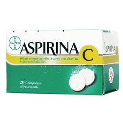 Aspirina C Antinfluenzale 20 Compresse Effervescent 400 mg + 240 mg
