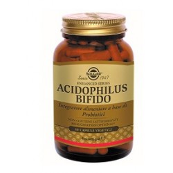 Solgar Acidophilus Bifido 60 capsule vegetali Integratore probiotici