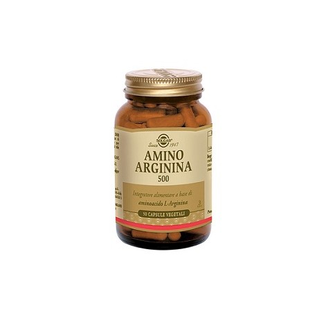 Solgar Amino Arginina 500 mg 50 capsule vegetali