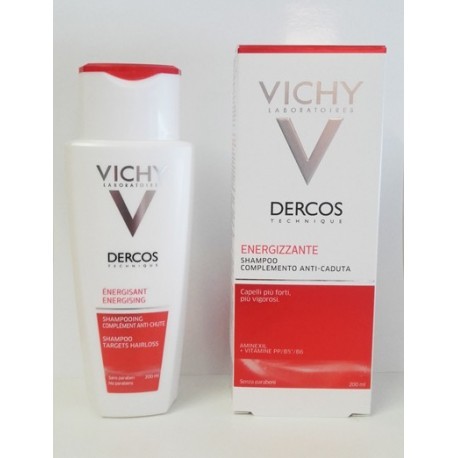 Vichy Dercos Shampoo Energizzante 200 ml Shampoo rivitalizzante anti-caduta capelli