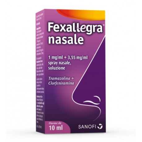 Fexallegra Spray Nasale 1mg/ml+3,55mg/ml Soluzione Tramazolina+Clorfeniramina