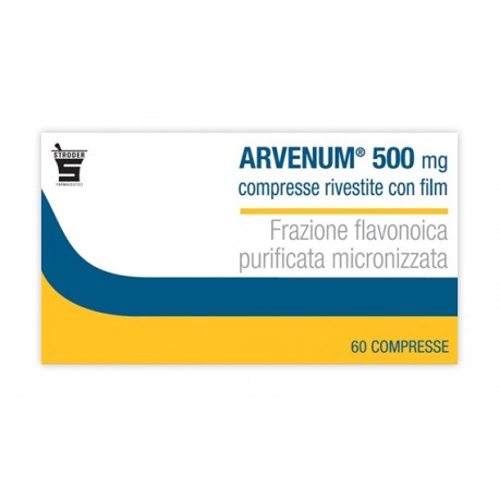 Arvenum 60 Compresse Rivestite 500 mg Vasotonico Vasoprotettore