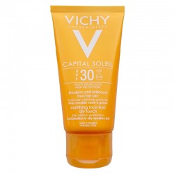 Vichy Ideal Soleil Dry Touch SPF30+ Crema Solare Viso Anti-Lucidità 50ml