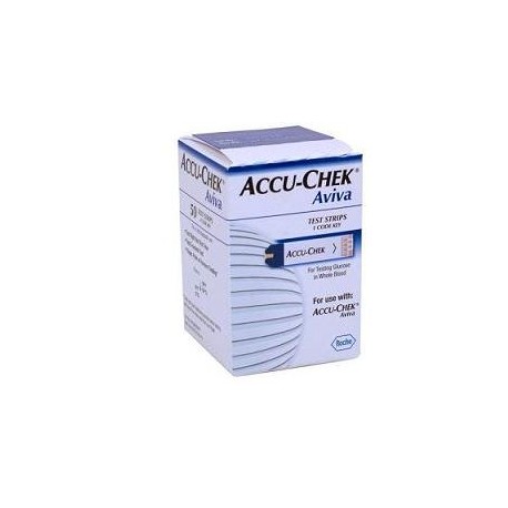 Roche Diabetes Care Italy Strisce Misurazione Glicemia Accu-chek Aviva Brk Retail 50 Pezzi