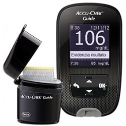 Roche Diabetes Care Italy Accu-chek Guide Kit Mg/dl Glucometro Accu-chek Guide + Pungidito Fastclix
