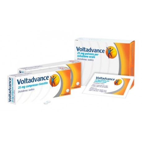 Voltadvance 20 Buste 25 mg Antinfiammatorio