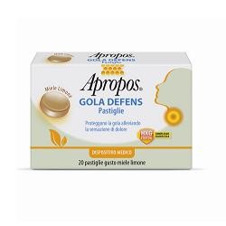 Desa Pharma Apropos Gola Defens Pastiglie Miele/limone 20 Pastiglie