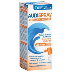 Pasquali Audispray Junior Soluzione Di Acqua Di Mare Ipertonica Spray Senza Gas Igiene Orecchio 25ml
