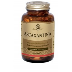 Solgar Astaxantina 30 perle softgels Integratore antiossidante multifunzionale
