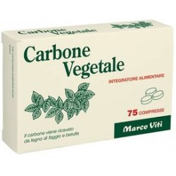 Marco Viti Farmaceutici Carbone Vegetale 75 Compresse
