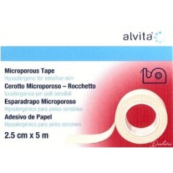 Alliance Healthcare It. Dis. Cerotto Microporoso In Rocchetto 2,5cmx5m Alvita