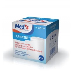 Farmac-zabban Cerotto Meds Farmatnt Tessuto Non Tessuto Fix Ipoallergenico Adesivo 250x5cm