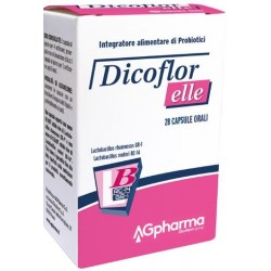 Ag Pharma Dicoflor Elle 28 Capsule Integratore Alimentare Per Il Riequilibrio Della Flora Batterica Vaginale