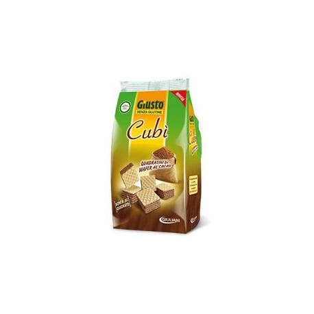 Giuliani Giusto Senza Glutine Cubi' Wafer Cacao 175 G