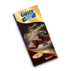 Giuliani Giusto Senza Zucchero Tavoleta Extra Fondente 100 G