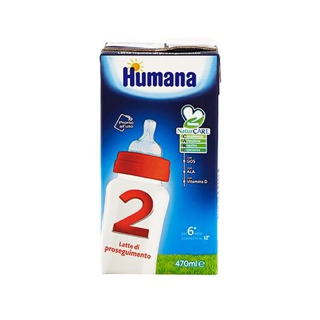 Humana Italia Humana 2 Gos 1 Slim Pack Da 470 Ml